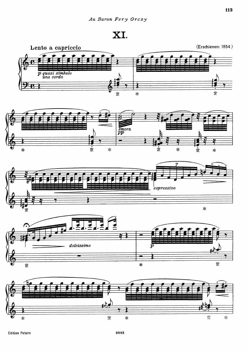 Preview of Hungarian Rhapsody No. 11 in A Minor