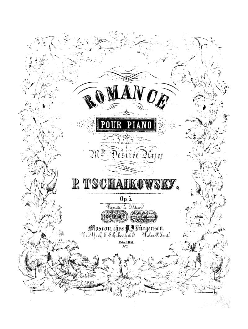 Preview of Romance in F Minor