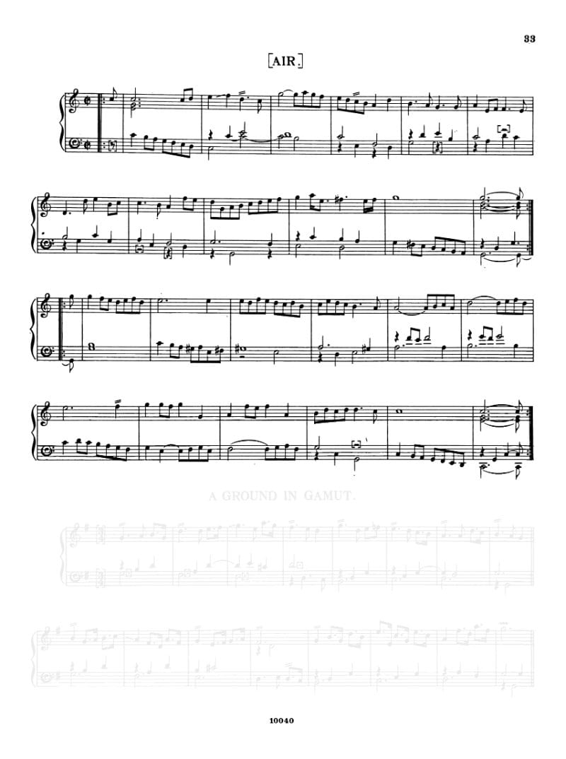 Preview of Suite in C major (1687)