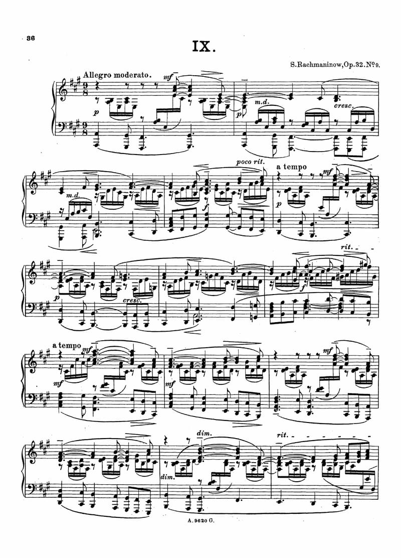 Preview of Prelude in A Major