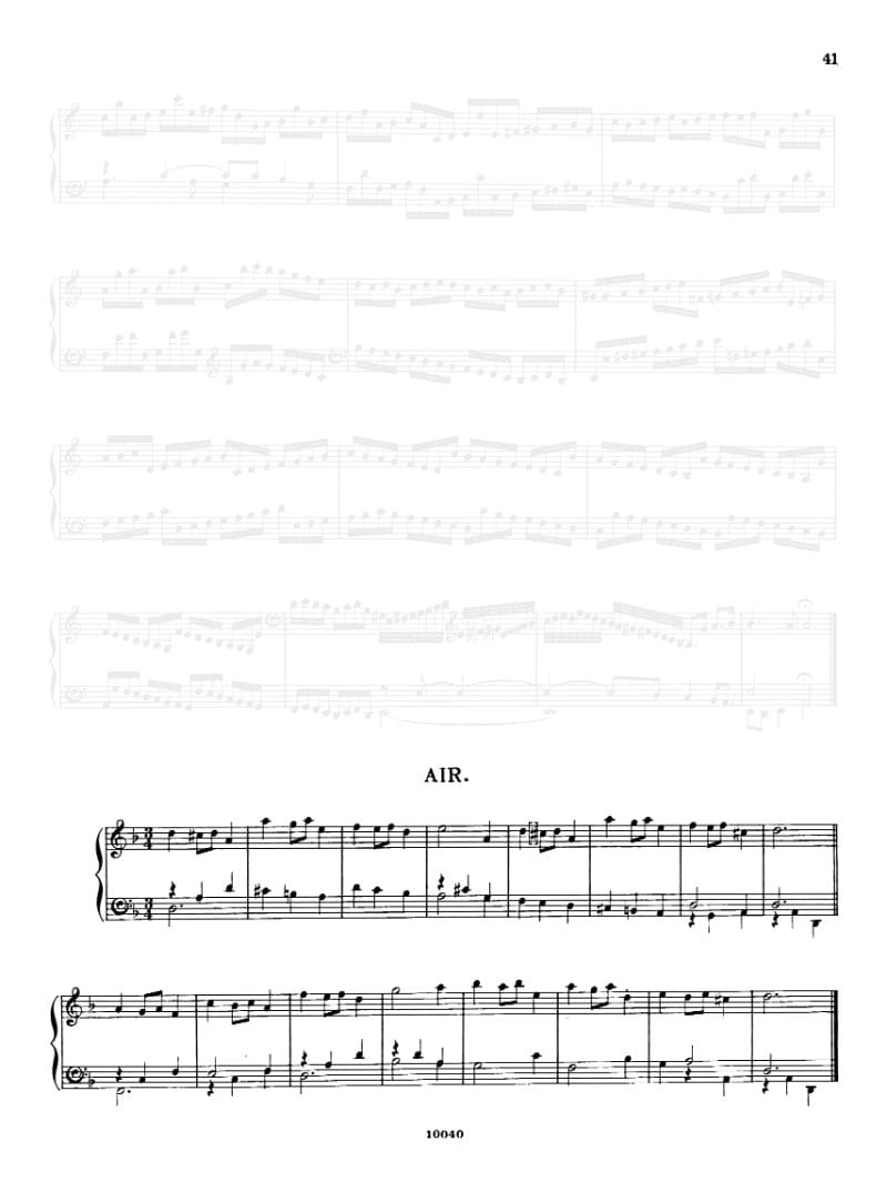Preview of Air in D minor