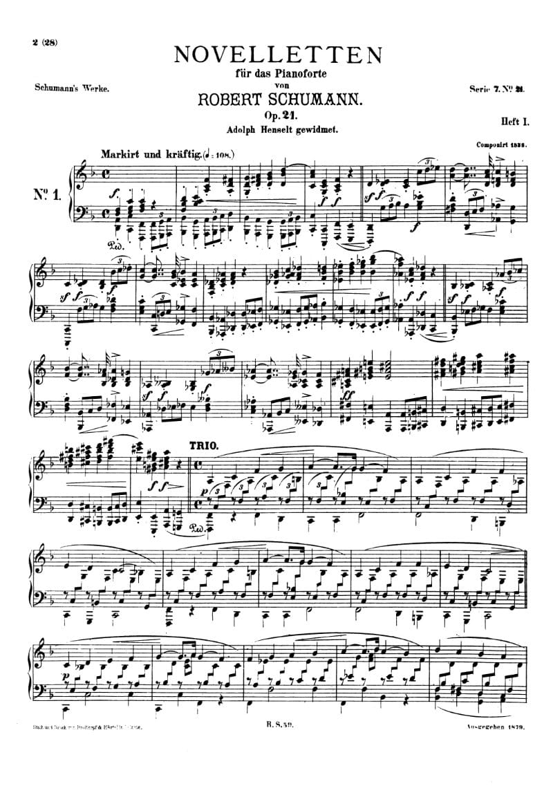Preview of Novellette No. 1 in F Major