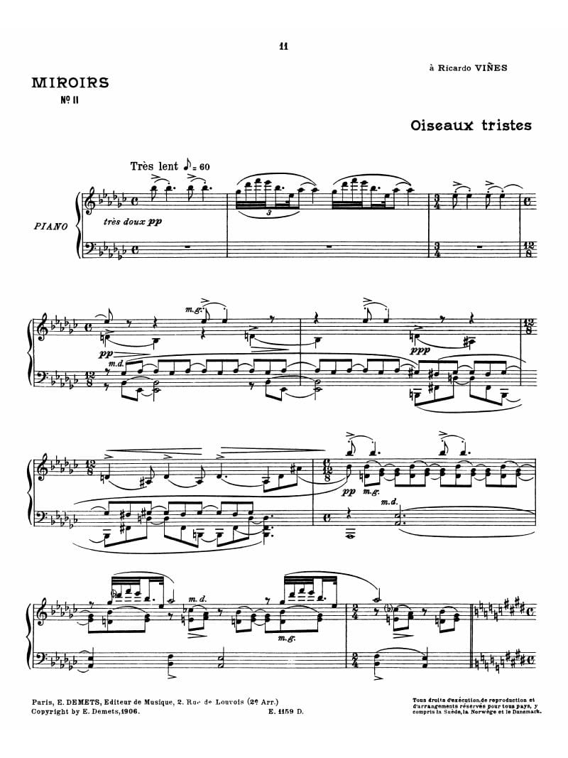 Preview of Miroirs: Oiseaux tristes