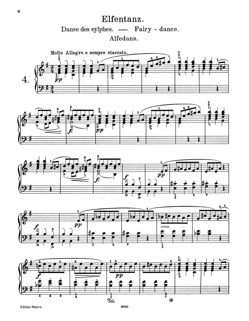 Preview of Lyric Pieces: Fairy Dance