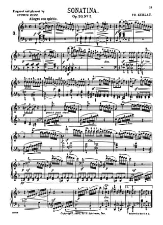 Sonatina in F Major by Friedrich Kuhlau