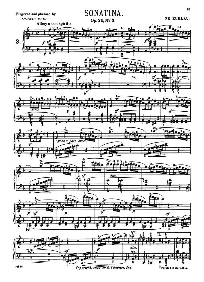 Preview of Sonatina in F Major