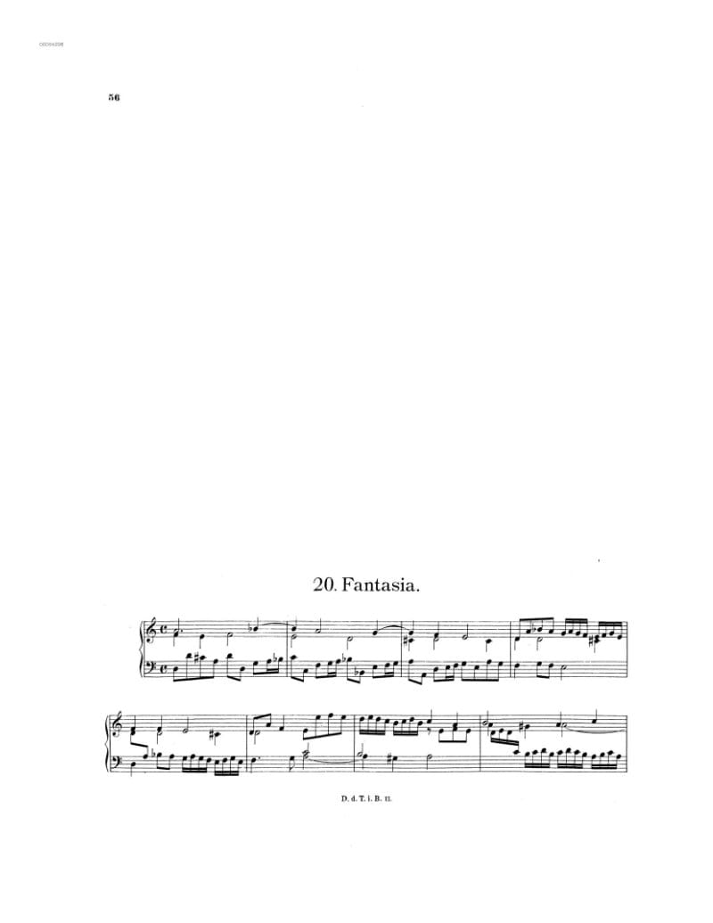 Preview of Fantasia in D minor (No. 1)