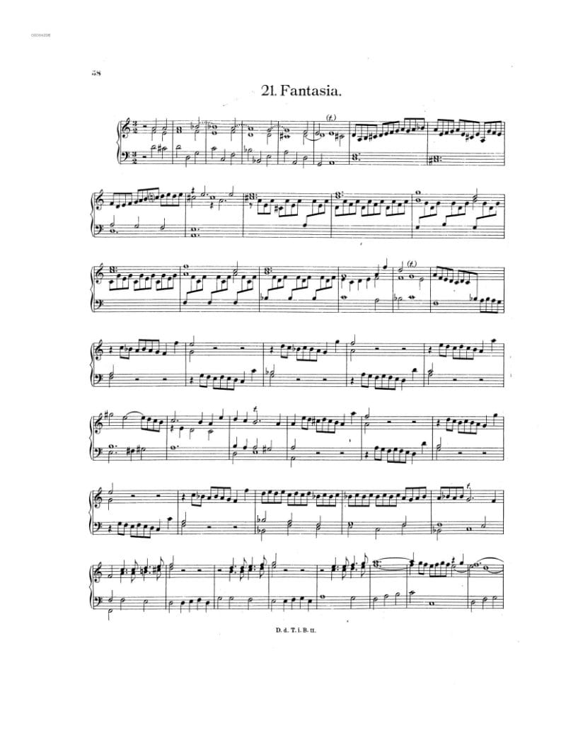 Preview of Fantasia in D minor (No. 2)