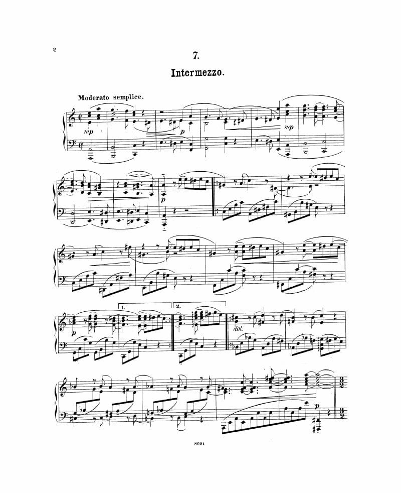 Preview of Intermezzo in A Minor