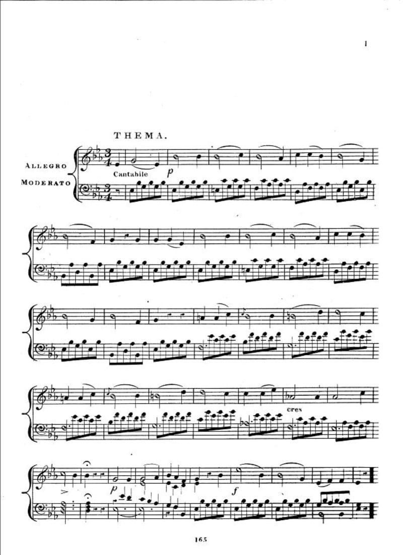 Preview of Variations on 'Les Deux Journées' by Cherubini, Op. 9
