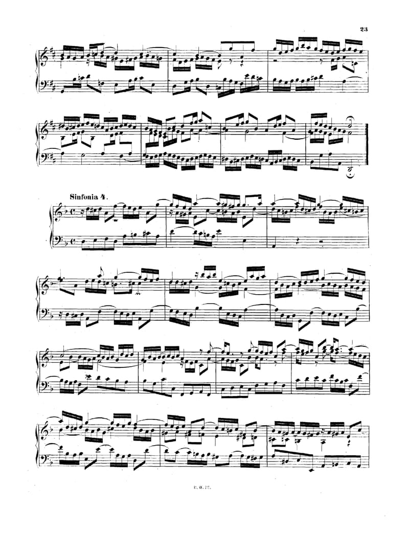 Preview of Sinfonia No. 4 in D Minor