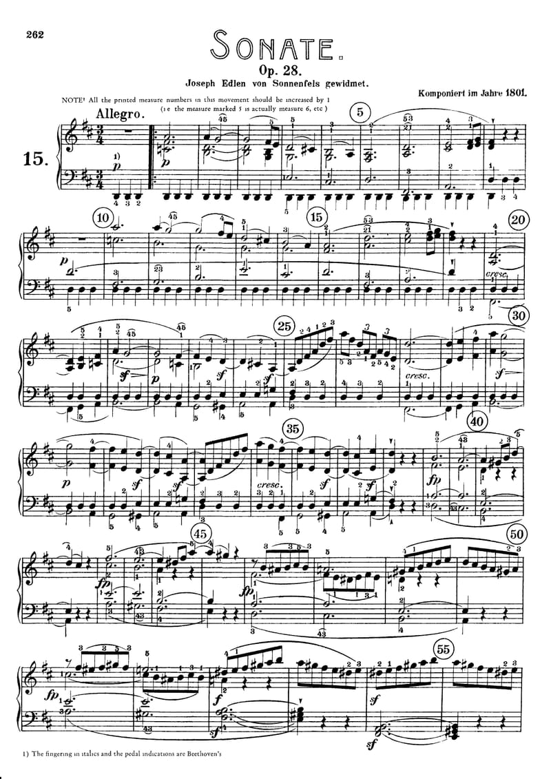Preview of Sonata No. 15 in D Major (Pastoral)