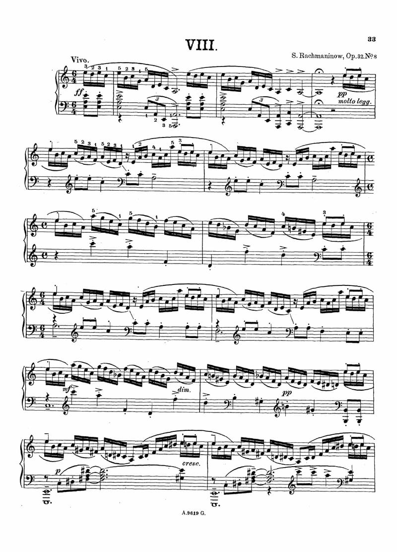 Preview of Prelude in A Minor