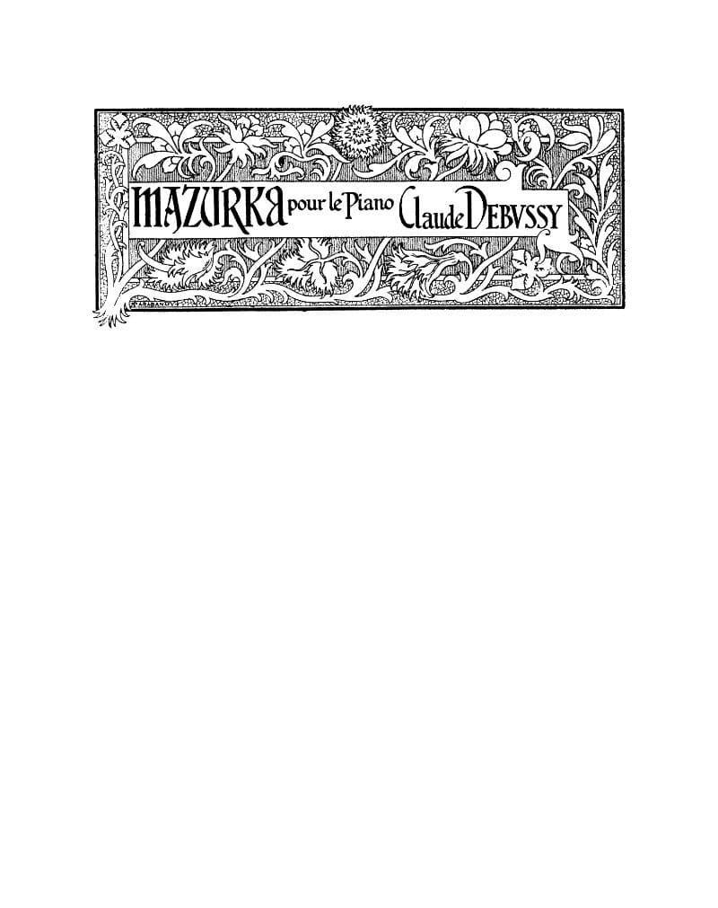Preview of Mazurka in C Major