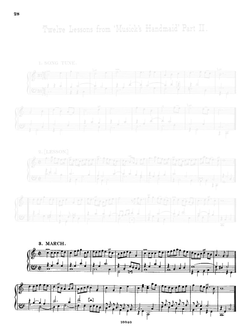 Preview of March in C major