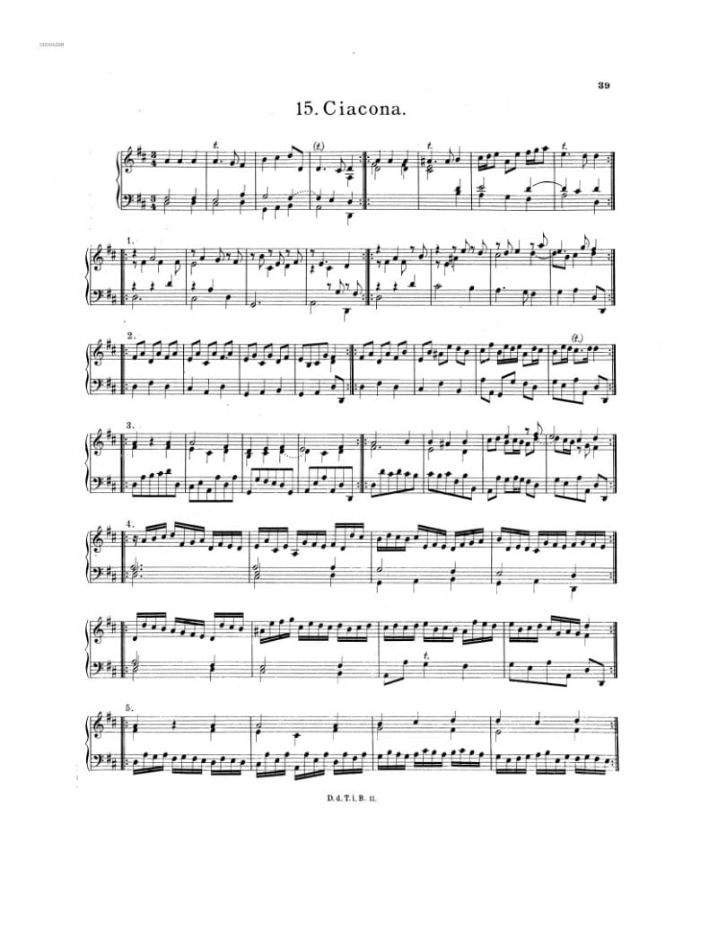 Preview of Chaconne in D major