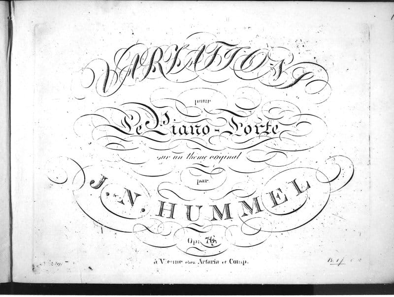 Preview of Variations sur un theme original