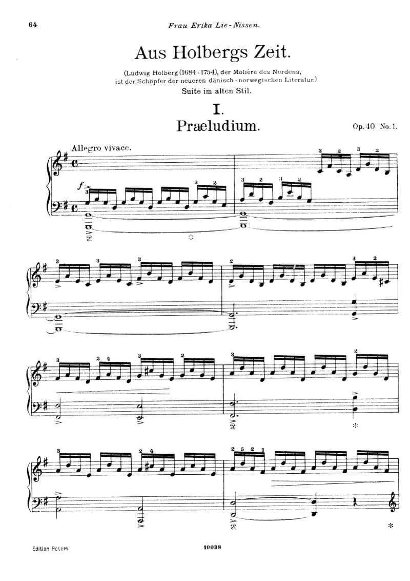 Preview of Holberg Suite: Prelude