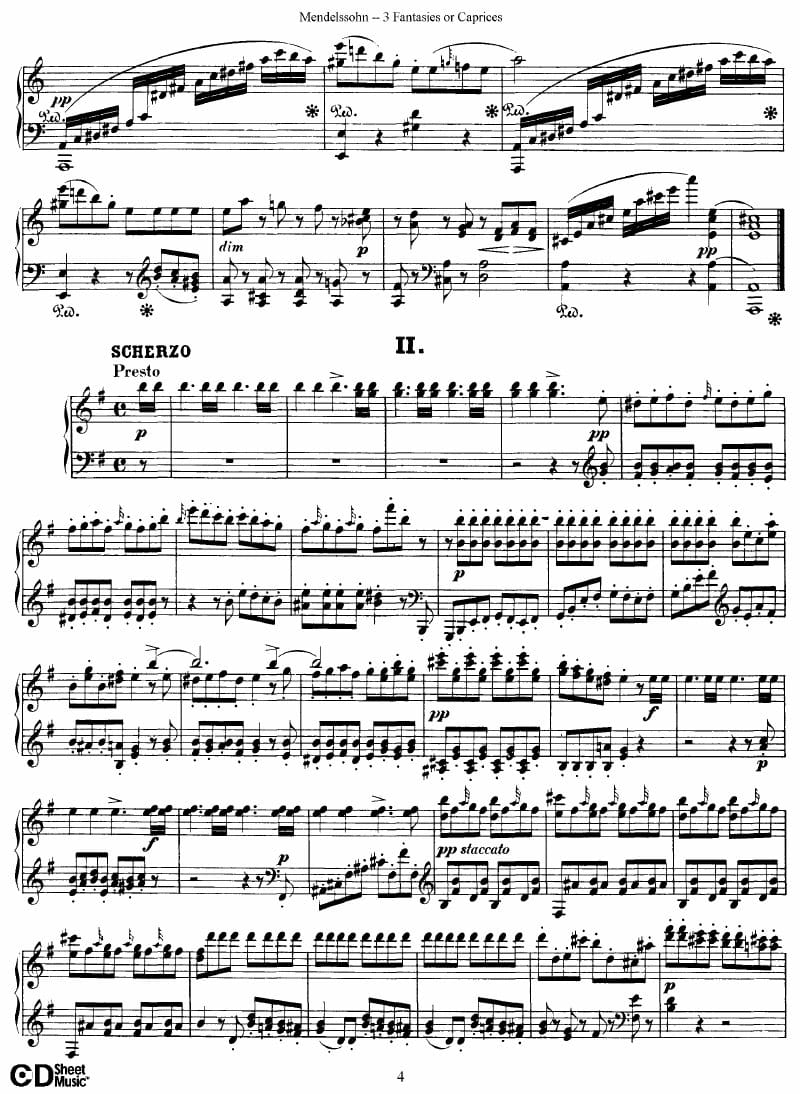 Preview of Capriccio in E minor