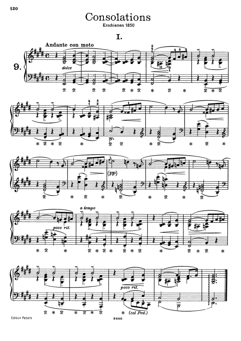 Preview of Consolation No. 3 in D-flat Major