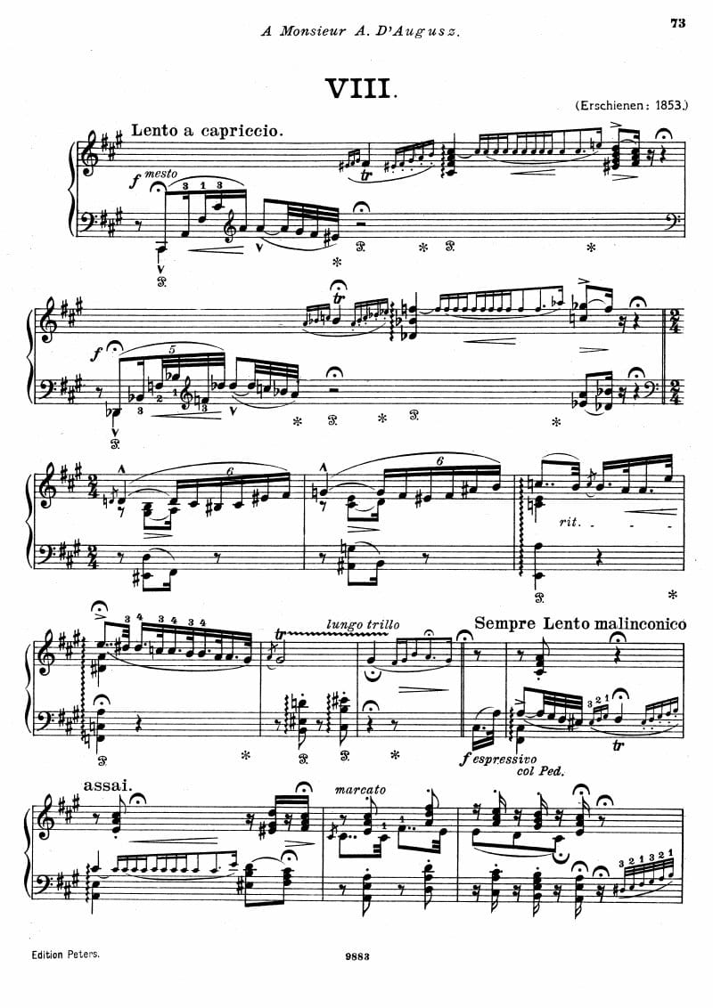 Preview of Hungarian Rhapsody No. 8 in F-sharp minor