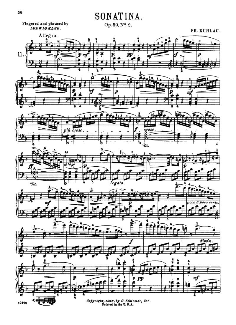 Preview of Sonatina in F major