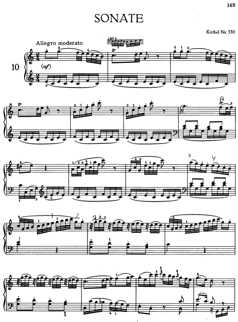 Preview of Sonata in C Major