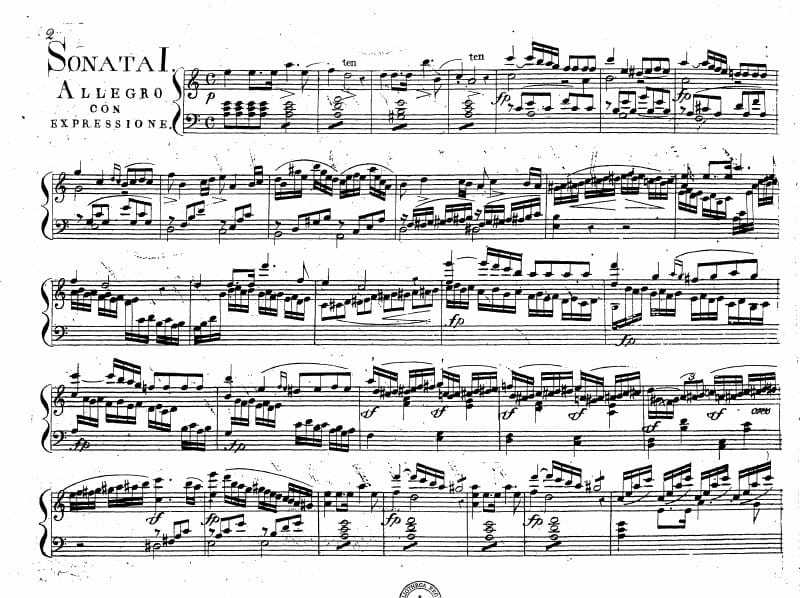 Preview of Sonata in A minor