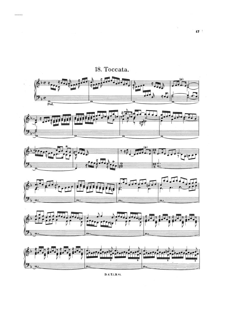 Preview of Toccata in F major