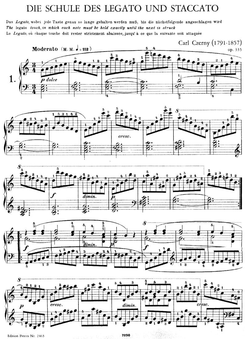 Preview of Die Schule des Legato und Staccato
