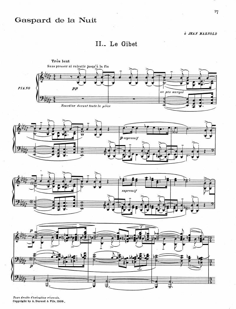 Preview of Gaspard de la nuit: Le Gibet
