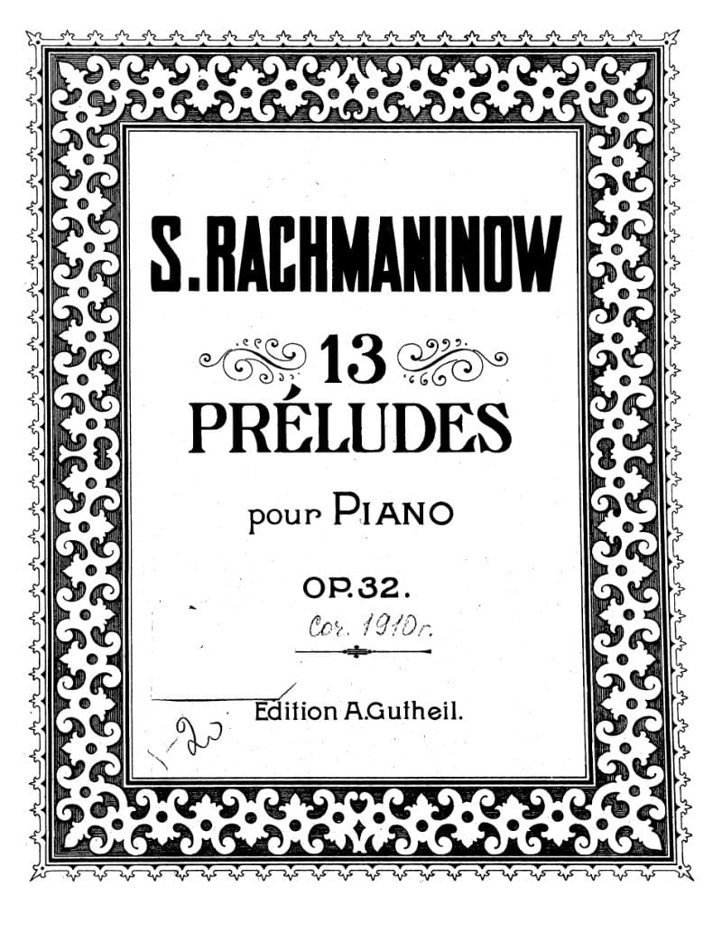 Preview of Prelude in G-sharp Minor