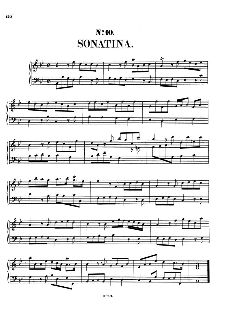 Preview of Sonatina in B-flat Major