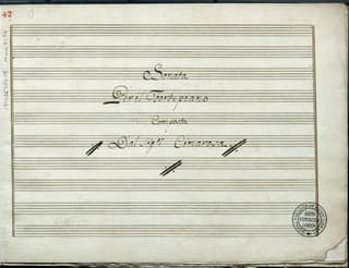 Keyboard Sonata in B-flat Major, R. 1 by Domenico Cimarosa