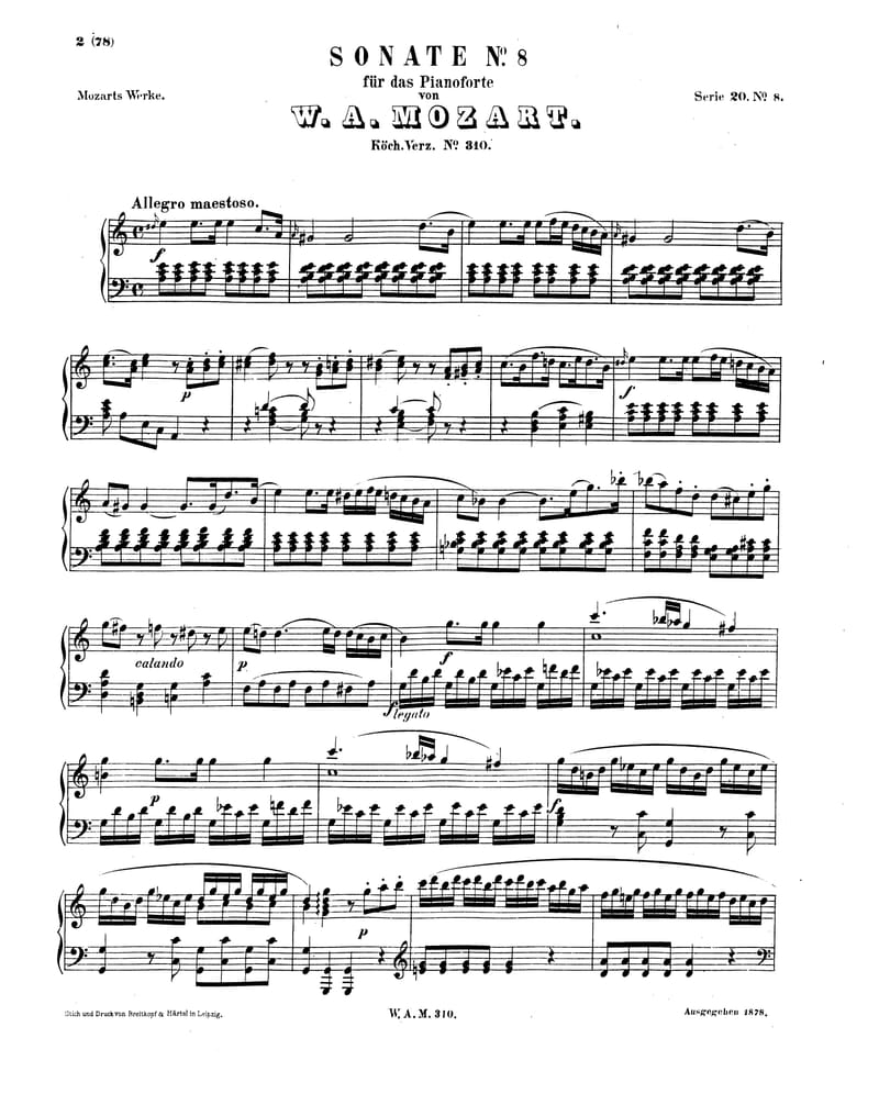 Preview of Sonata in A Minor