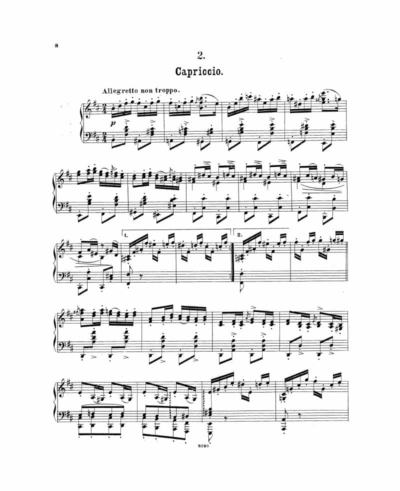 Preview of Capriccio in B Minor