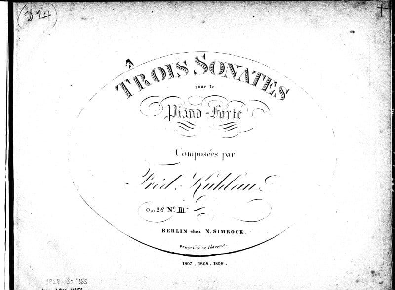 Preview of Sonata in E-flat major, Op. 26 No. 3