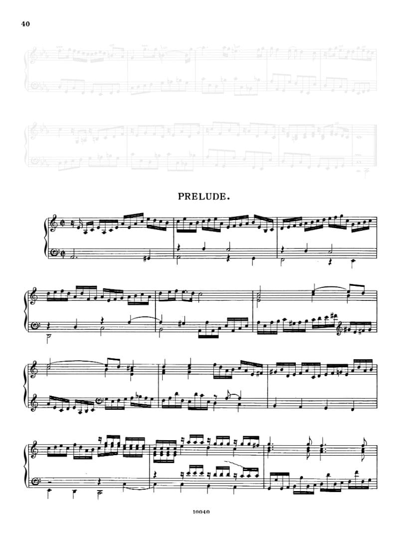 Preview of Prelude in A minor