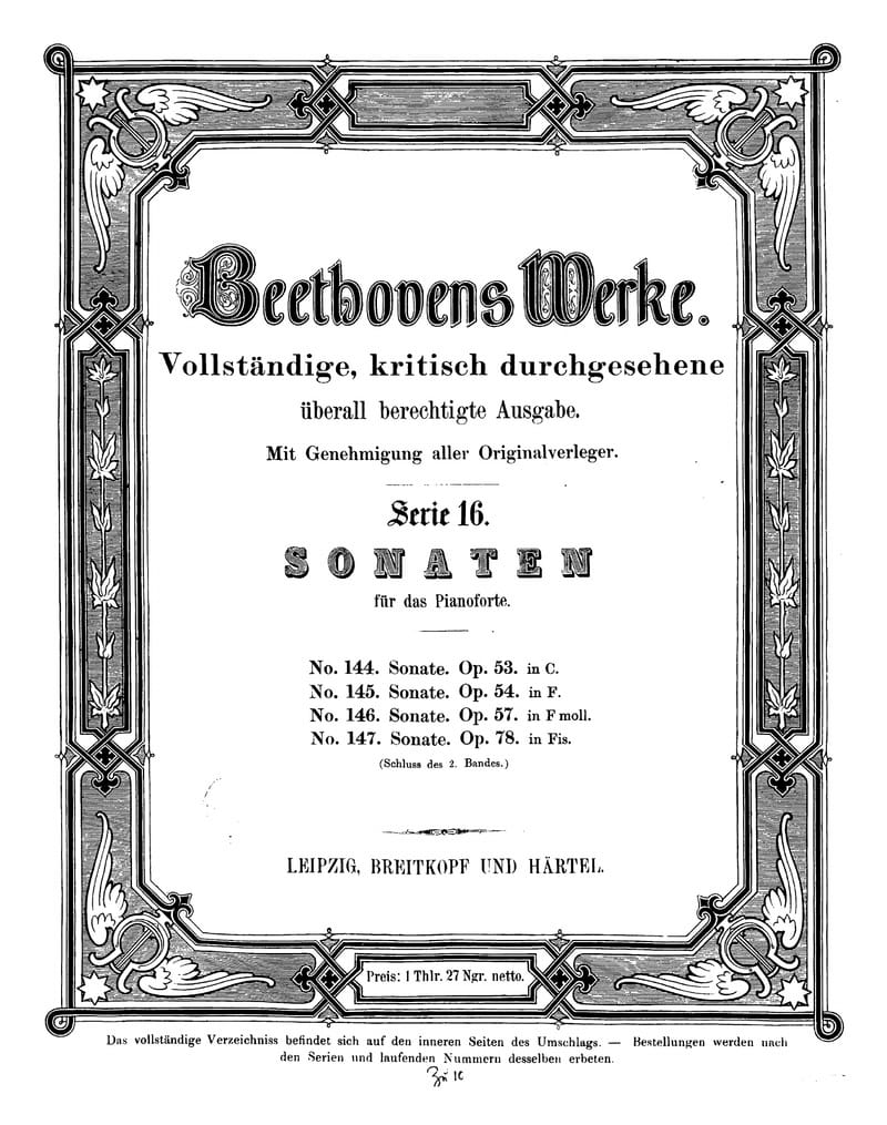 Preview of Sonata No. 21 in C Major (Waldstein)