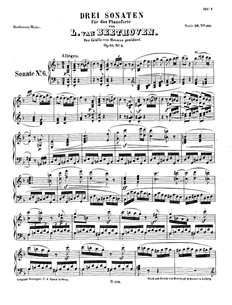 Preview of Sonata No. 6 in F Major