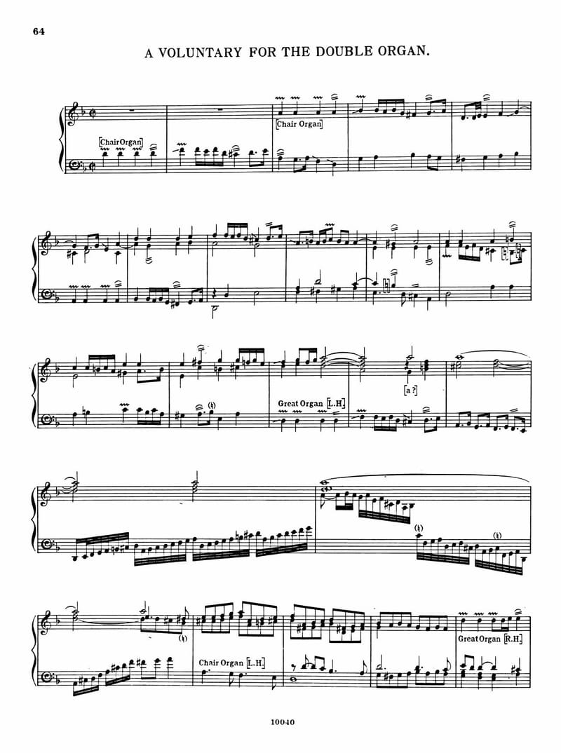Preview of Voluntary in D minor
