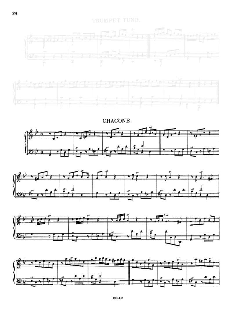 Preview of Chaconne in G minor