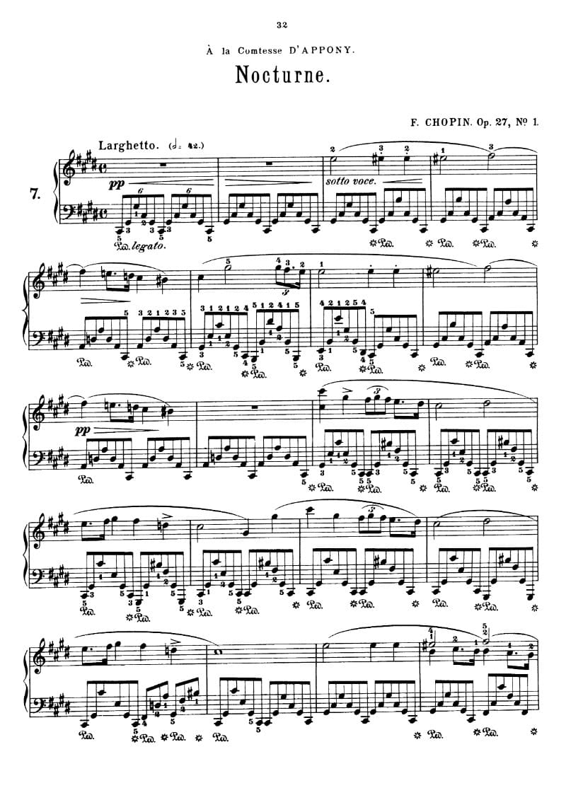 Preview of Nocturne in D-flat Major