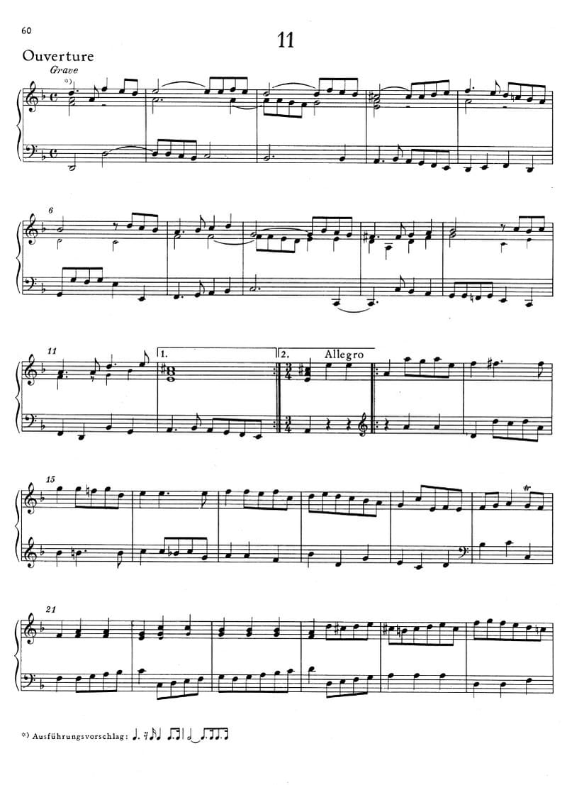 Preview of Suite in D Minor, HWV 448