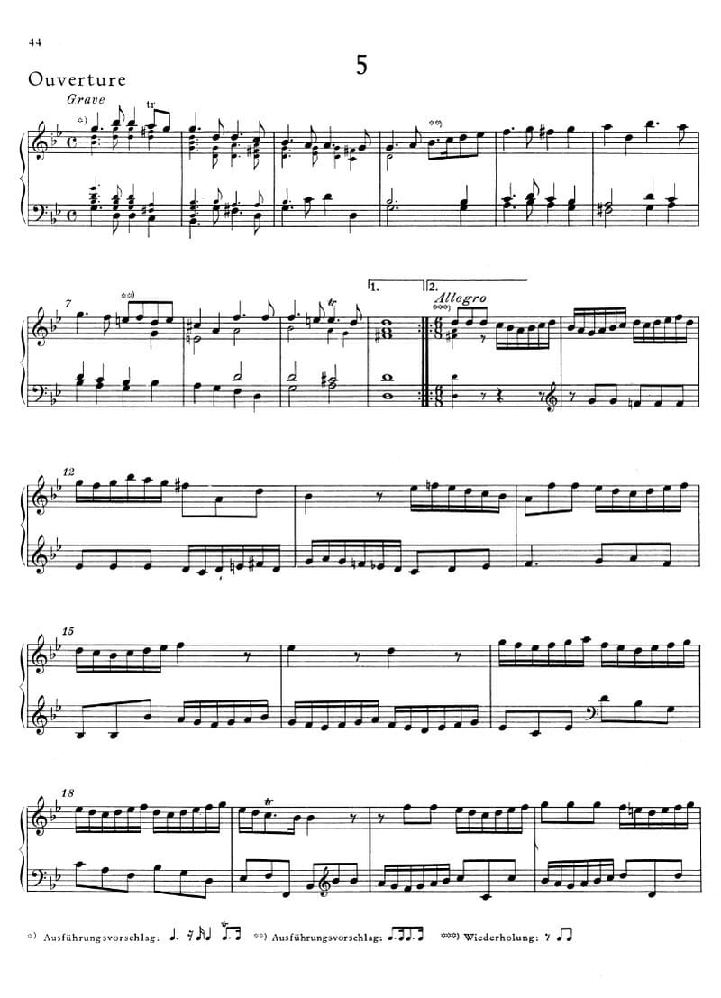 Preview of Suite in G minor, HWV 453