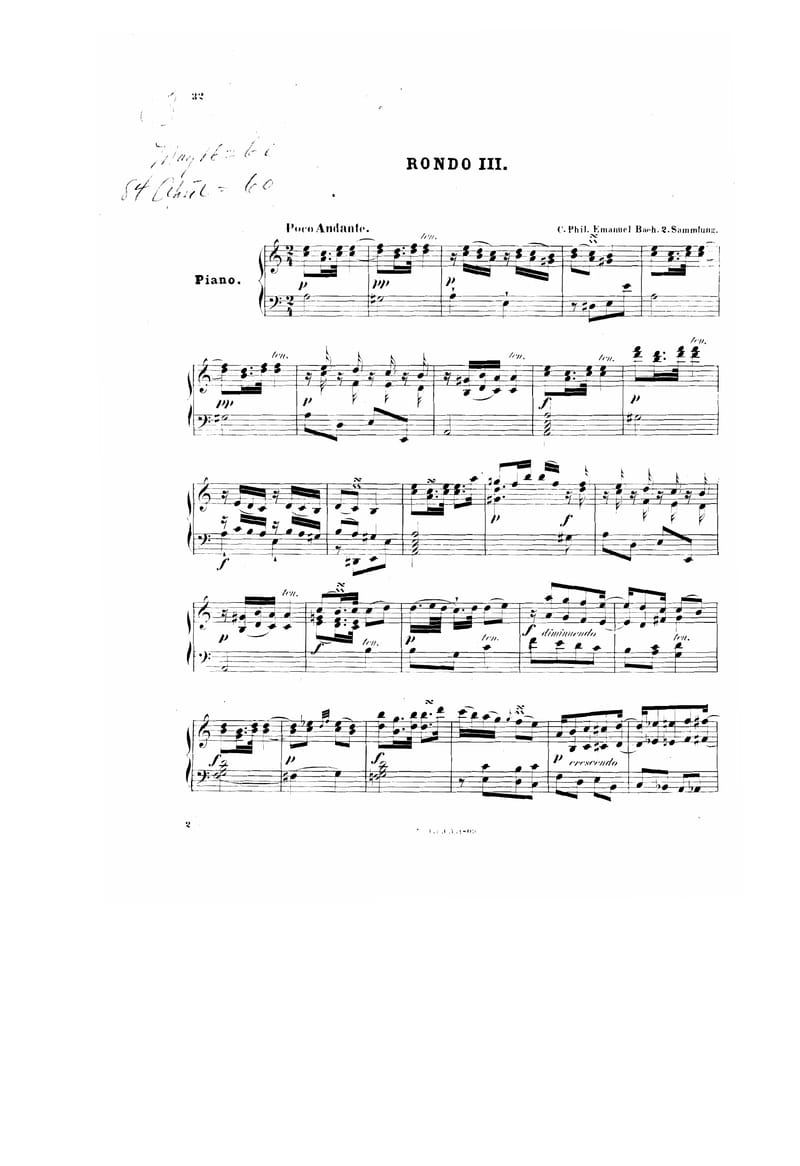 Preview of Rondo in A Minor