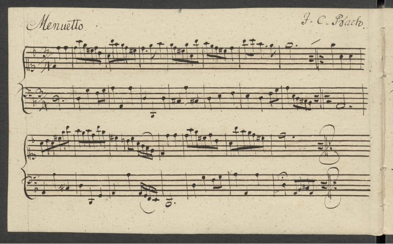 Preview of Minuet in D minor