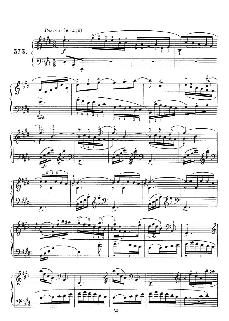 Preview of Keyboard Sonata in E major, K. 28