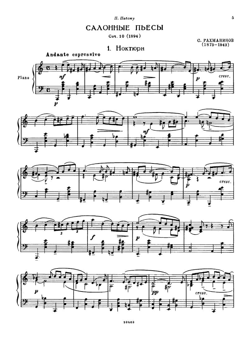 Preview of Nocturne in A Minor