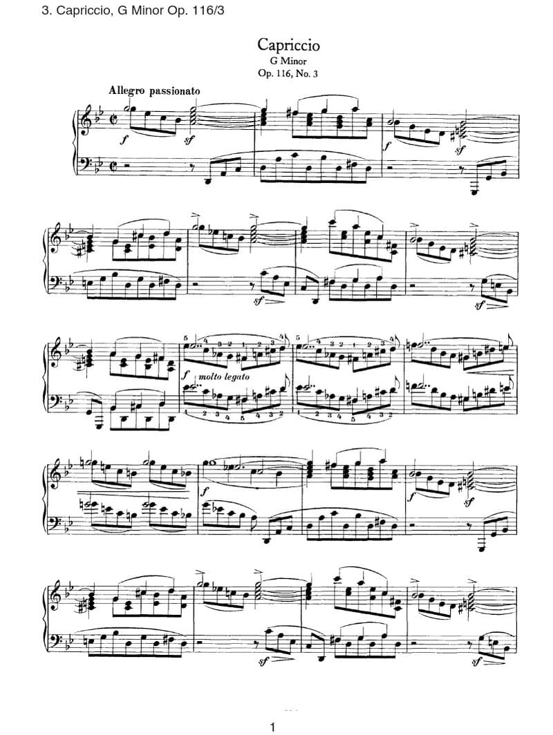 Preview of Fantasies: Capriccio in G minor